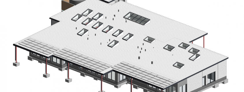 3D architectural plan for a nursery building