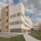 Architects rendering of the new Frimley Park Hospital